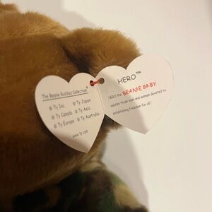 Ty Beanie Buddy Hero Bear